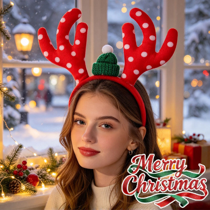 Reindeer Antlers Headband - 1-5PCS Cerchietto per capelli con corna