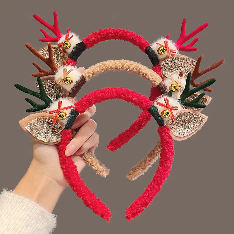 Reindeer Antlers Headband - Cerchietto Natalizio con Corna di Renna