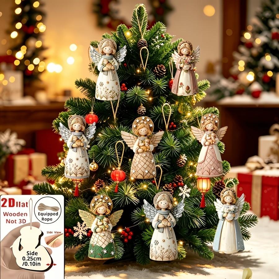 Christmas Tree Artificial - 1/5/10/20/50/100 pezzi di decorazioni natalizie 2D,
