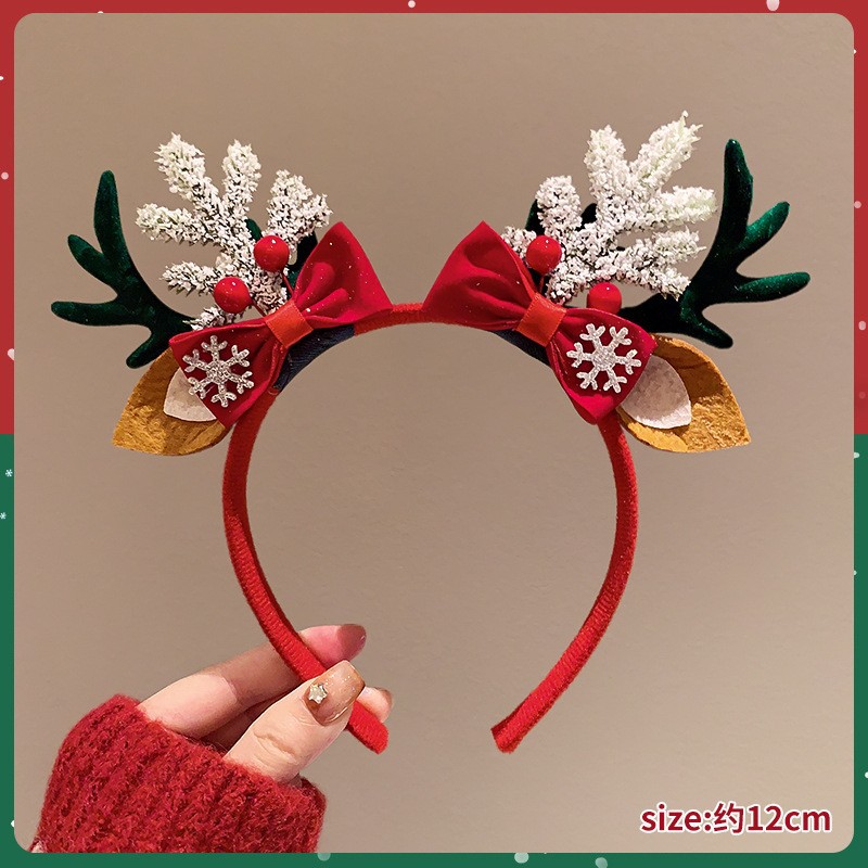 Reindeer Antlers Headband - Cerchietto Natalizio con Corna di Renna