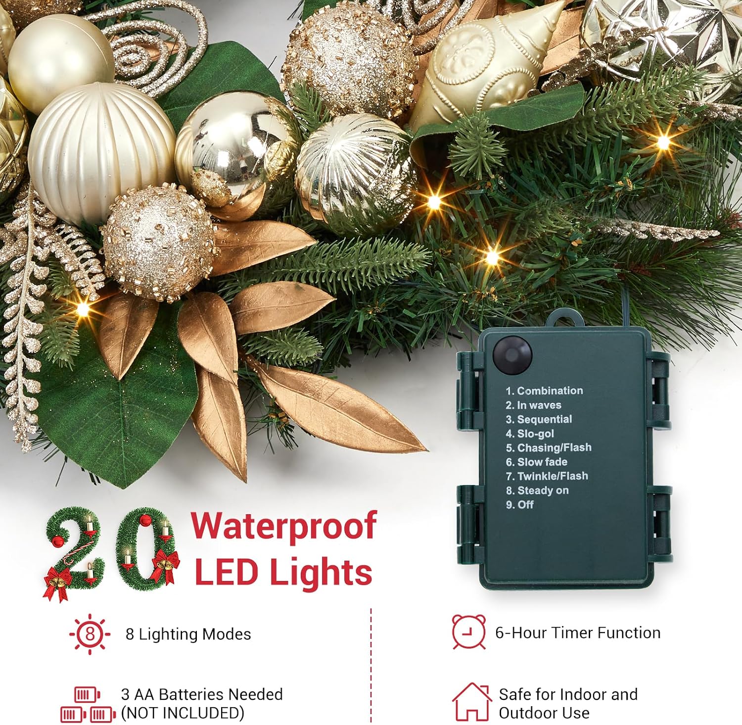 Garvee, ghirlanda natalizia ar - Led Fairy String Lights recensione e prezzo
